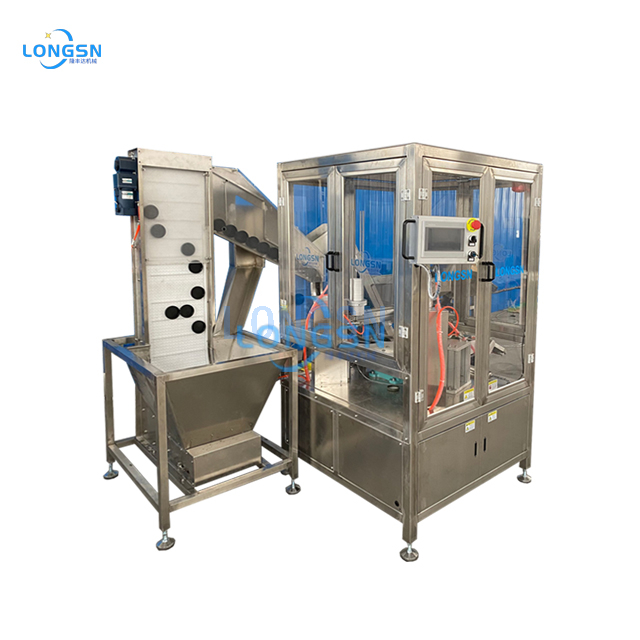 Автоматическая пластиковая 28 мм 30 мм медицинская химическая машина для ватывания колпачков машина для вставки вкладыша